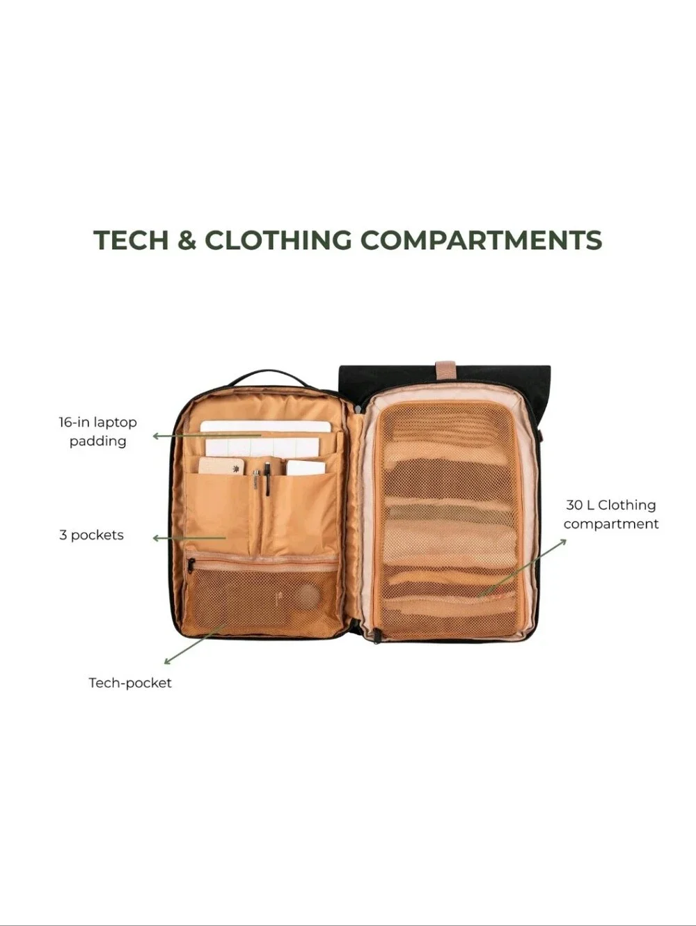 Nomad 3 In 1 8000Kicks Hemp Backpack